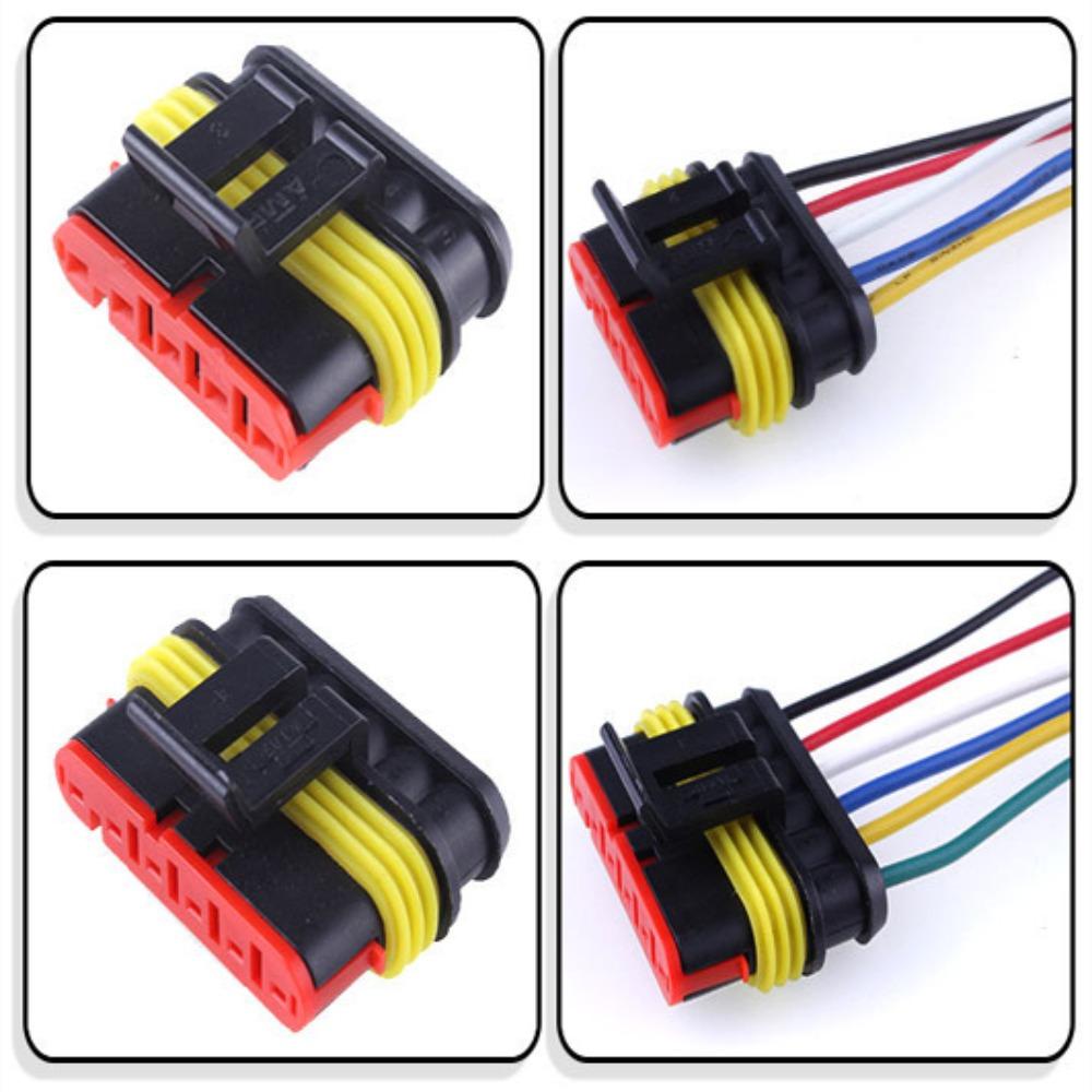 Way Male To Female Male Connector Cable Auto Wire Connector Провод-адаптер Электрический разъем Plug