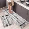 Tableware Pattern Floor Mat Dirt-resistant Doormat Kitchen Carpet Kitchen Runner Rug  Entrance