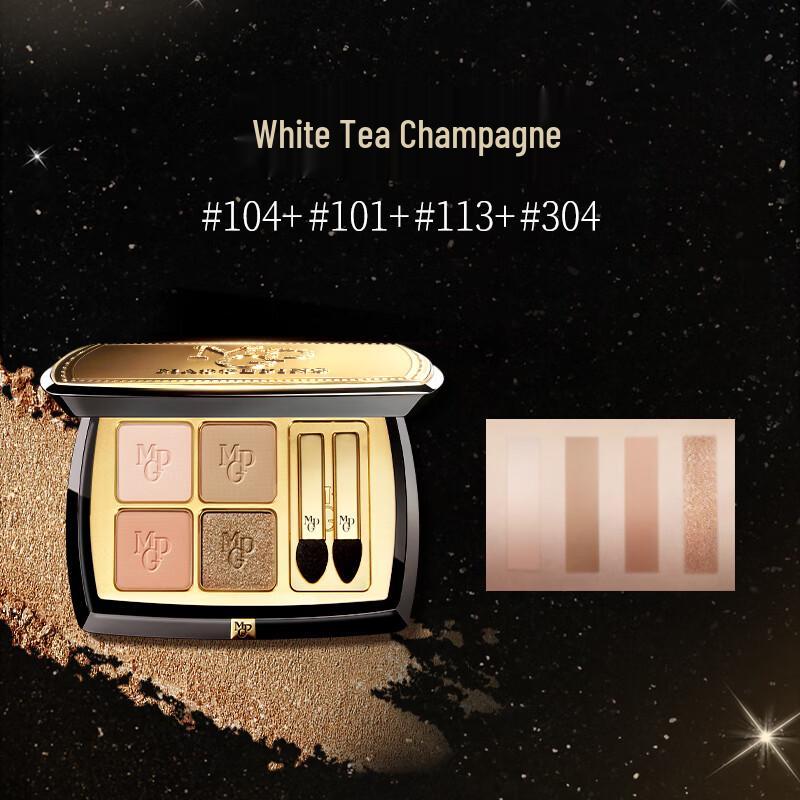 MAOGEPING Four-Color Eyeshadow Palette with 10ml Perfume