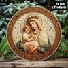 Ретро Круглая Металлическая Панель для Гостиной Спальни Гаража