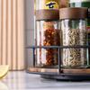 Вращающийся на 360 градусов поворотный стол Lazy Susan, универсальная вращающаяся круглая деревянная полка для хранения вещей для домашней кухни, кладовой