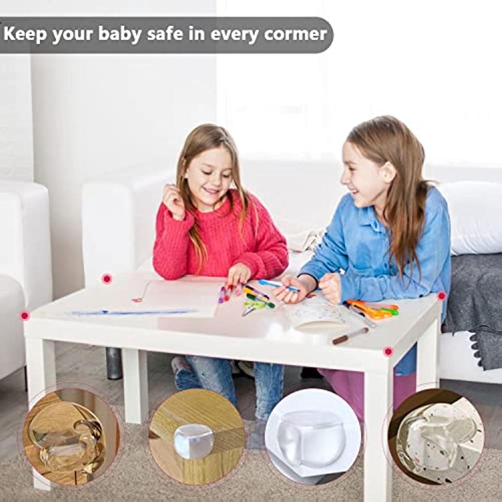 20 шт. Детские защитные уголки для столов и мебели, прозрачные защитные уголки для защиты от ударов для младенцев и детей