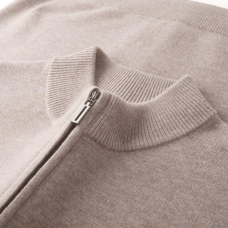Shanshan Men's 100% Pure Wool Cardigan Sweater Jacket
