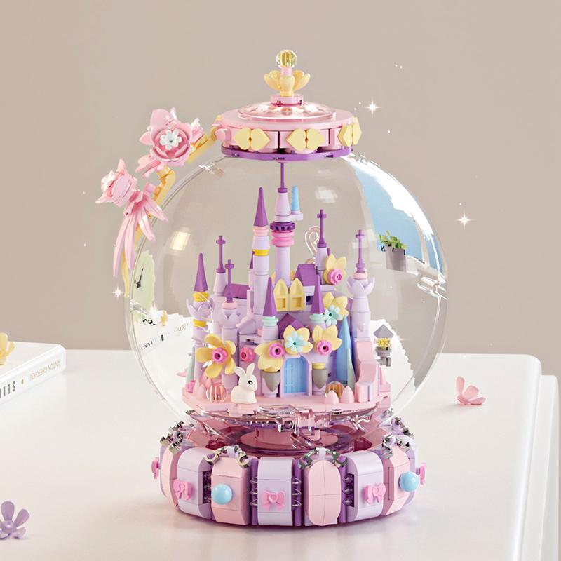 Архитектура Замок Мини Строительные блоки Дом Строительные наборы Кирпичи Игрушки Сборка Игрушки Подарки для девочек