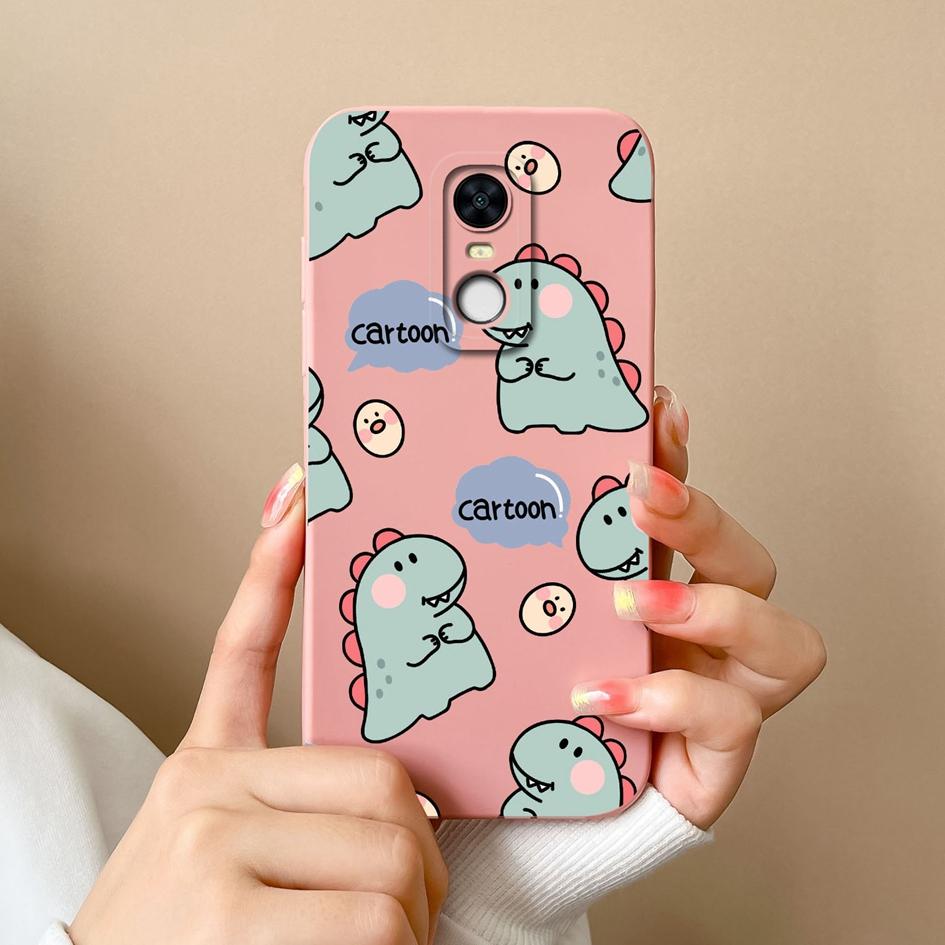 Чехол для Redmi Note 8 7 7S 9 9S 9T 10 10S 10T 5 K80 Pro Max Plus Naughty Dinosaur Patterns Мягкий силиконовый чехол премиум-класса для защиты Redmi Capa