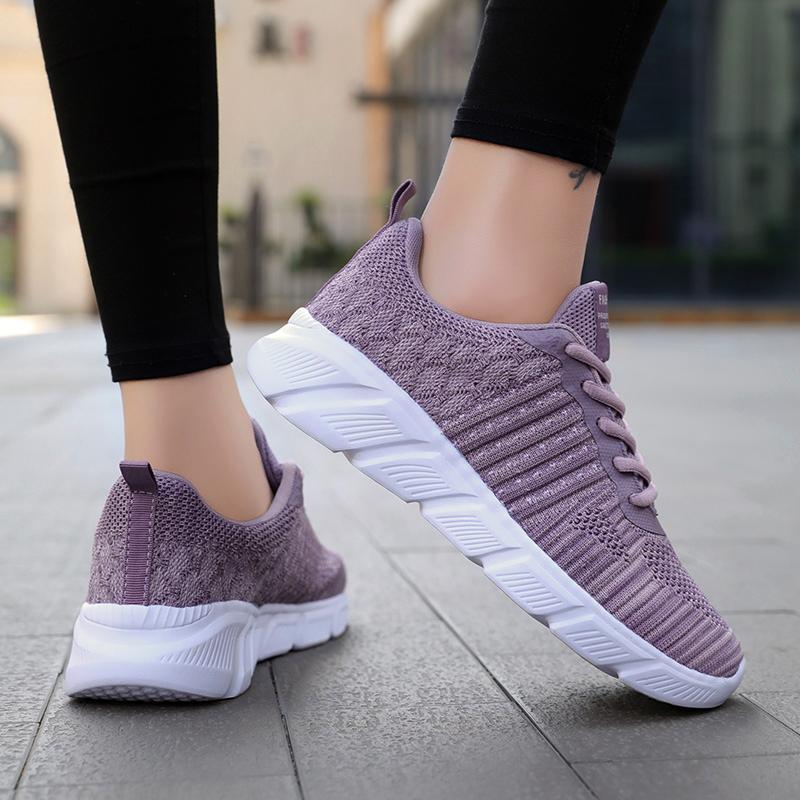 Кроссовки женские сетчатые сплошные нескользящие туфли на шнуровке кроссовки повседневная обувь женская вулканизированная студенческая обувь для женщин Zapatos Mujer
