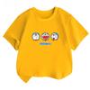 Doraemon children's T-shirt, summer new style, comfortable breathable top for boys and girls