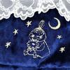 Moomin Lace and Velour 2way Vanity Bag (Navy) Little My MOOMIN