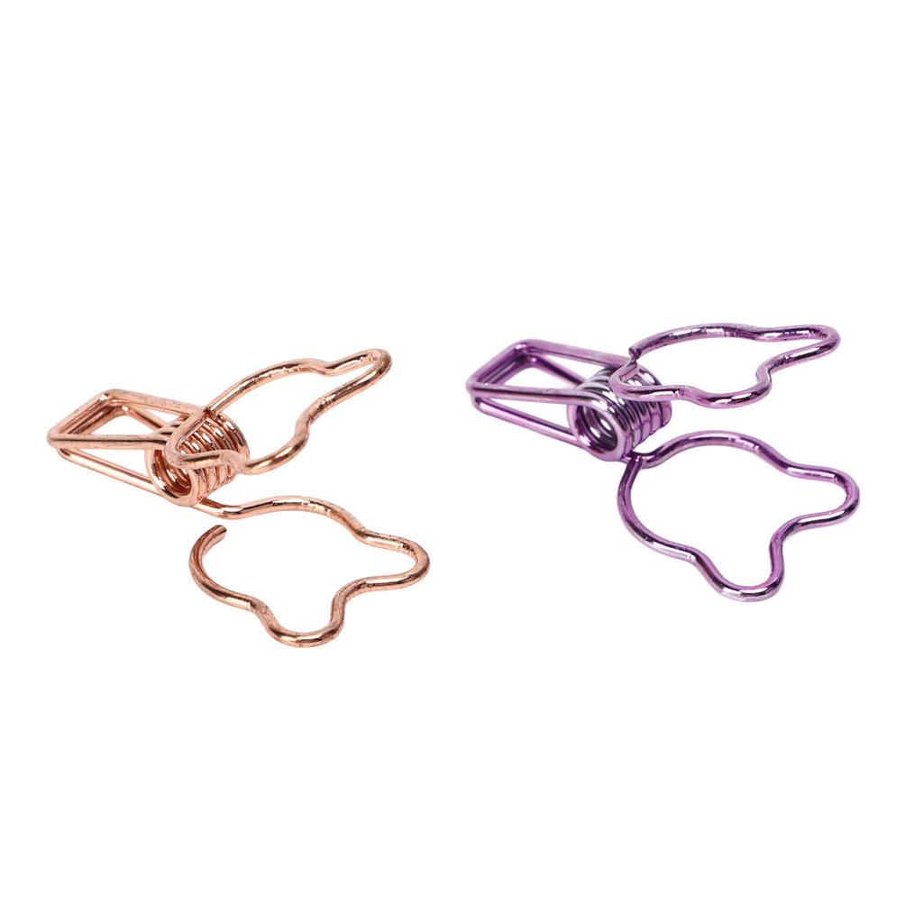 100 шт. зажимы в форме медведя, симпатичная форма, прочные зажимные, прочные металлические полые зажимы для офисных работ