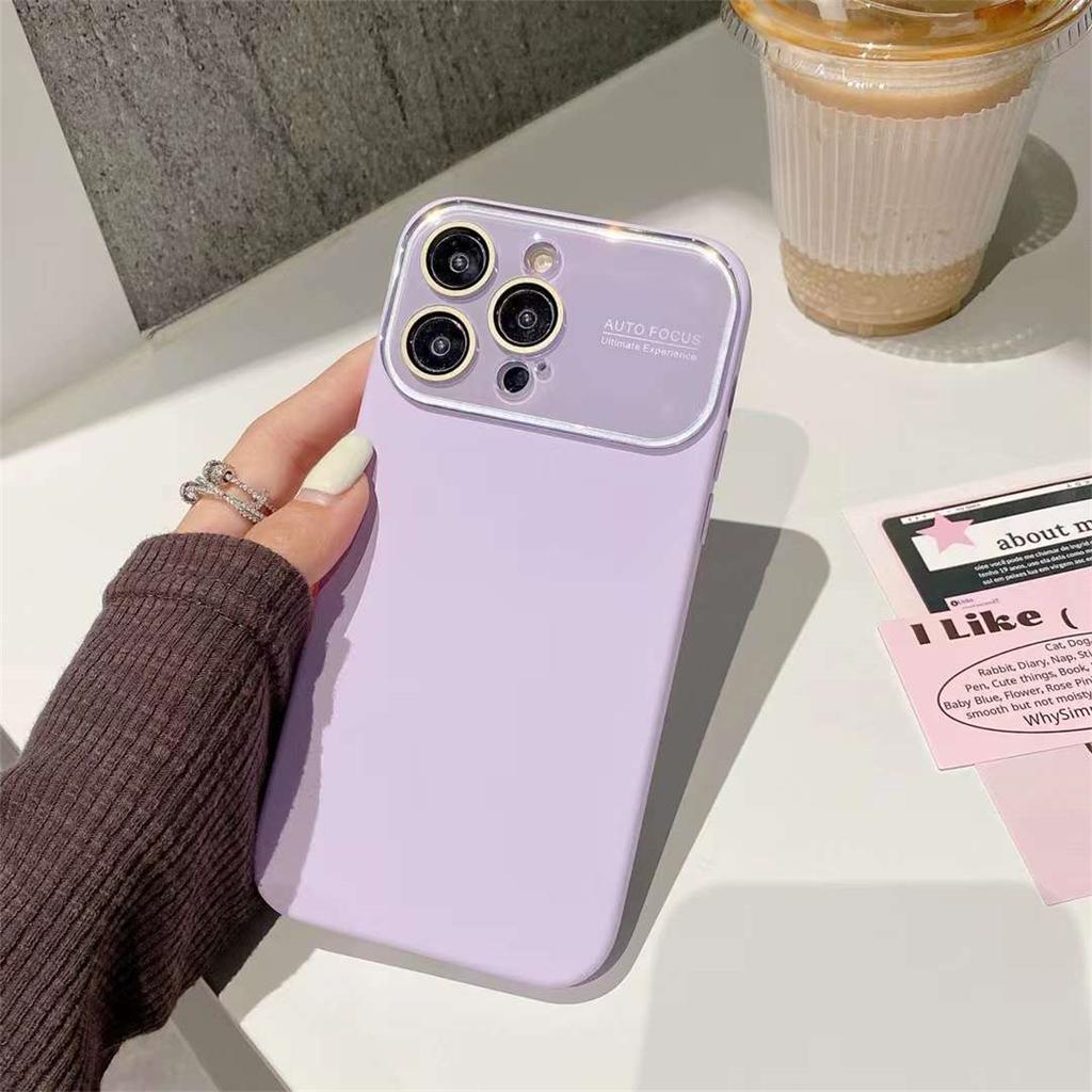 Модный однотонный защитный чехол для объектива для iPhone 15 14 13 12 Pro Max, жидкий силиконовый чехол