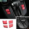 4 шт. Для Honda CR-V CRV 2017-20 Красный Декор Кнопки Рычага Переключения Передач