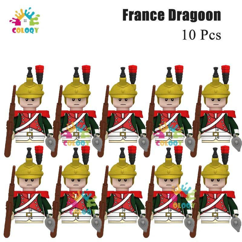 Kids Toys 22Pcs/10Pcs Napoleonic Wars Military Soldier Building Blocks Imperial Navy Figures Toys For Kids Birthday Gifts