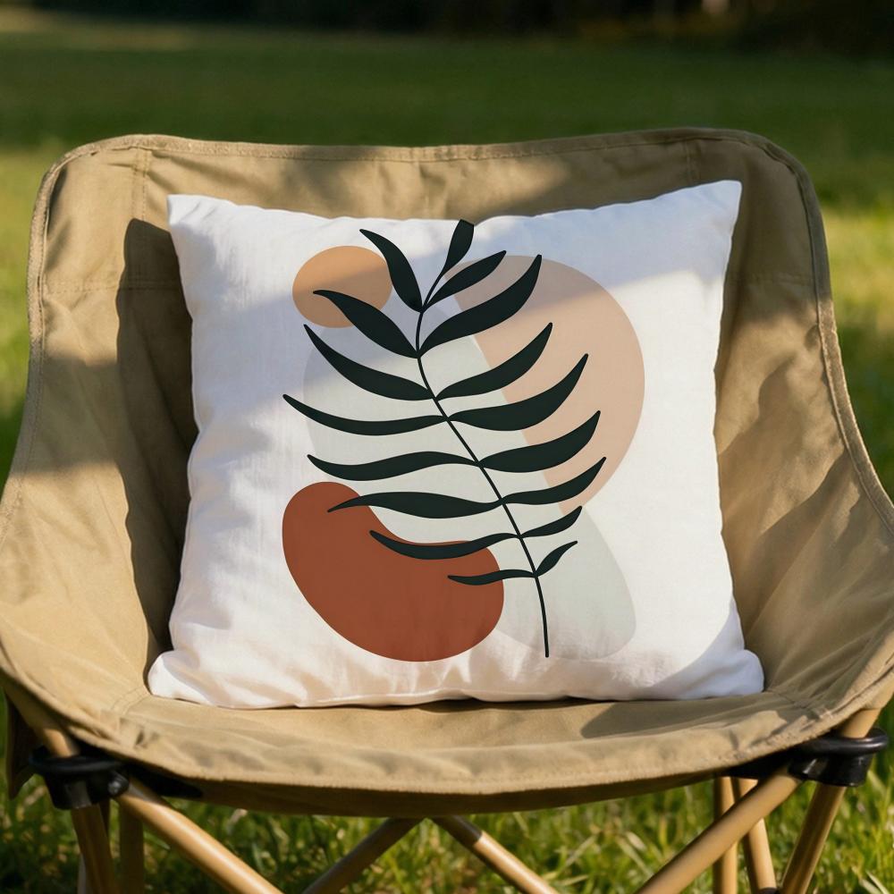 Трендовая деревенская геометрическая наволочка Мягкая двусторонняя Прочная наволочка для подушки Многоцелевое использование для дома Автомобиля Ежедневный комфорт