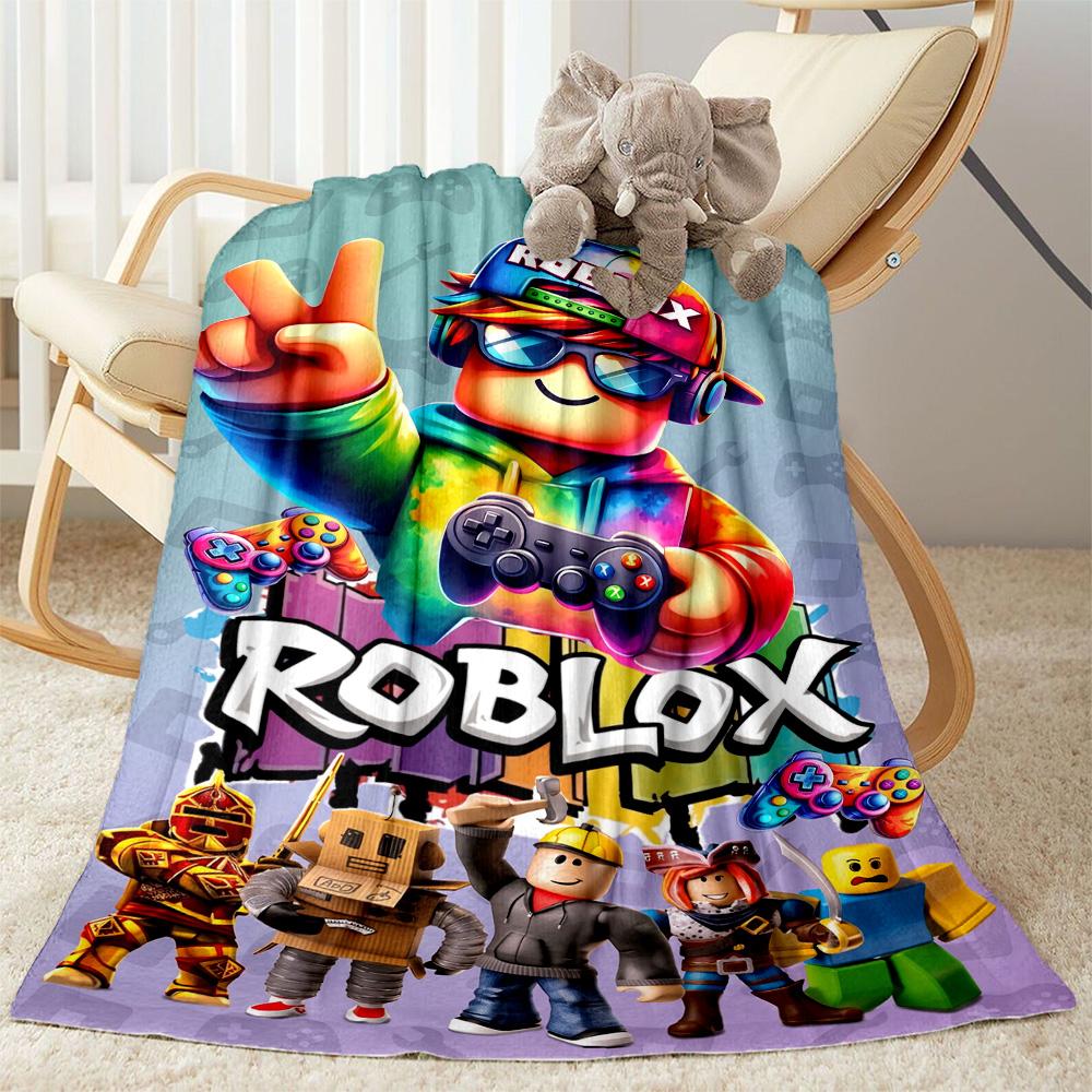 Roblox 86 Blanket Warmthful Decor Great for Livingroom Chair Picnics Four Seasons Multipurpose Warmthful Decor Best Holiday Gift for Friends Family