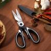 Kitchen Scissors Stainless Steel Multifunctional Kitchen Scissors Bone Scissors Chicken Wings Fish Killing Household