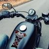 3D Наклейка Череп Мотоцикла Декаль Защита Топливного Бака Ретро Декоративная Для Аксессуаров J2q9