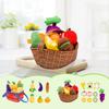 Playing House, Toy Simulation, Kitchen, Fruit And Vegetable Basket