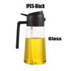 2in1 Glass Oil Spray Kitchen Oils Sprayer Spray Oil Sprayer BBQ Kitchen Baking for BBQ Air Fryer Salad Steak Kitchen Supplies 2