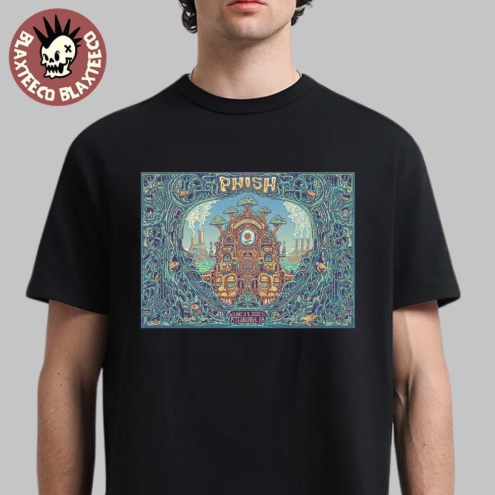 Phish Питтсбург Пенсильвания 2025 В Petersen Events Center 24 июня 2025 Футболка Унисекс Футболка