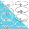 925 Silver Bracelet Heart Perfume Colorful Zircon Clasp Snake Chain Fit Original Charms DIY Jewelry