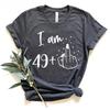 30 60 Years Old Unisexs Tshirt Short Sleeve Crewneck Tee Retro I Am 49 Unisexs Tshirt Vintage 30th 40th 50th Birthday Tee