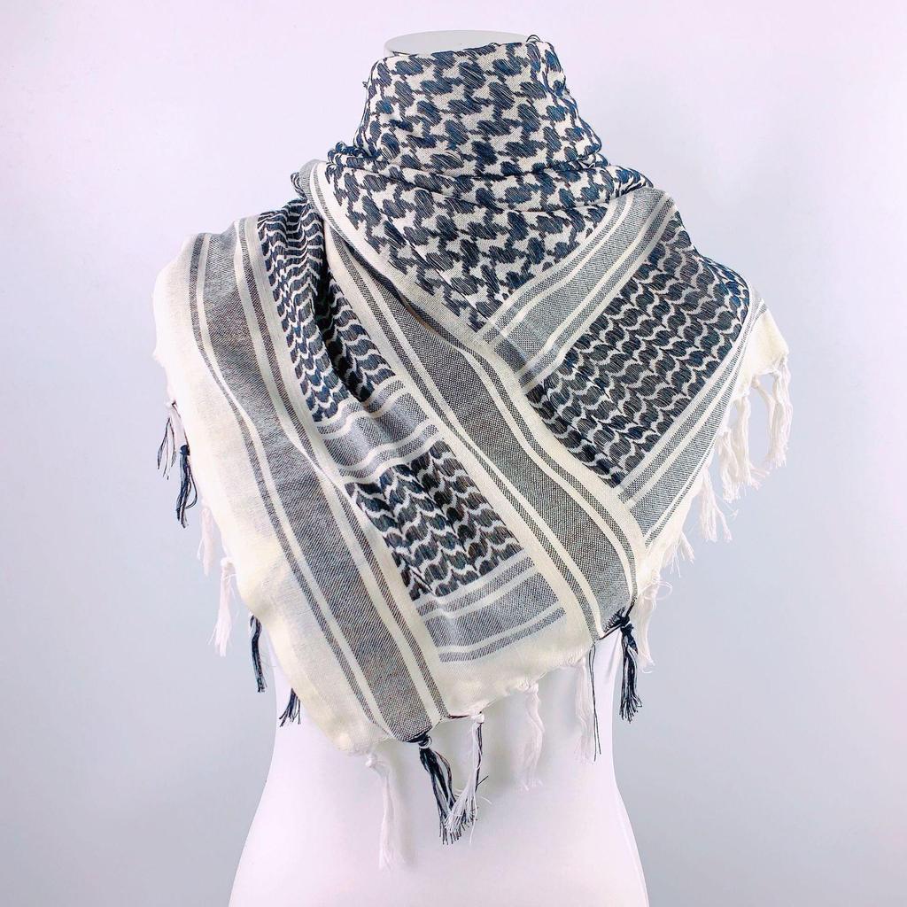 All-Cotton Camouflage Jacquard Arab Headscarf and Shawl