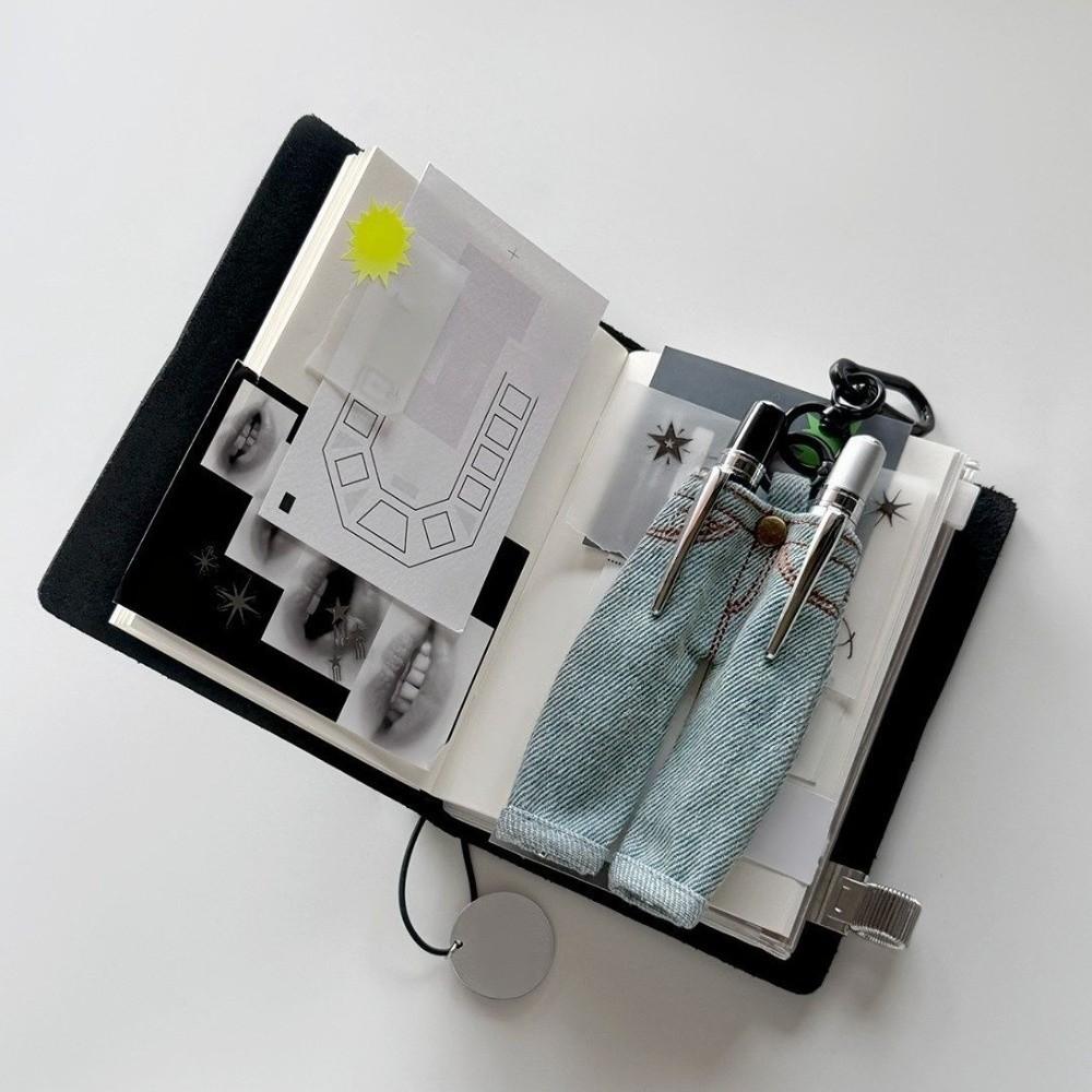 with Keychain Trousers for Pens Denim Pen Holder Pendant Multi-functional Jeans Pen Bag Stationery