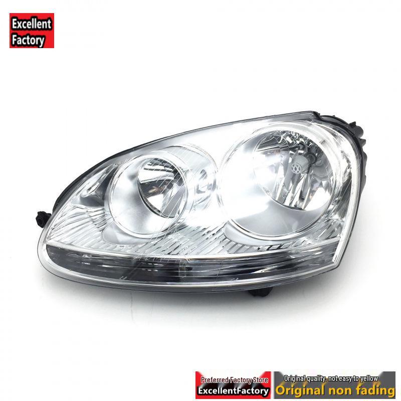 Volkswagen Sagitar 06-11 Headlight Assembly, Old Model, White Base, Half Black Front Lighting