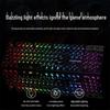 Qianxingzhe GX330 Retro Punk Mechanical Feel Gaming Keyboard