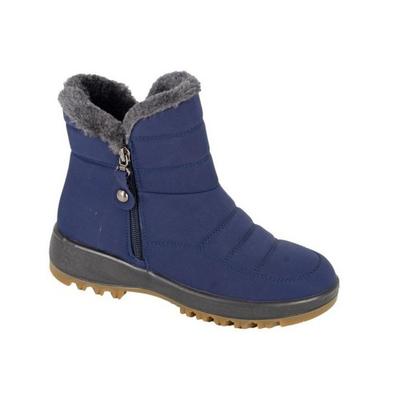 Womens/Ladies Nylon Side Zip Ankle Boots