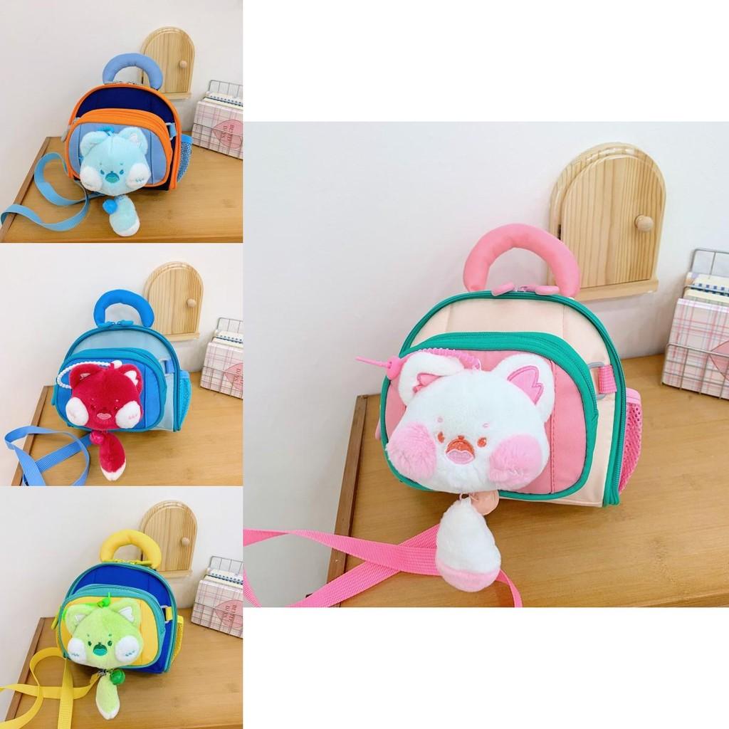 Backpack Baby Kindergarten Cute Three Dimensional Plush Toy Boys Backpack Girls