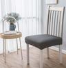 Seat Cover For Chair Seat Smooth Elastic Dark Gray
