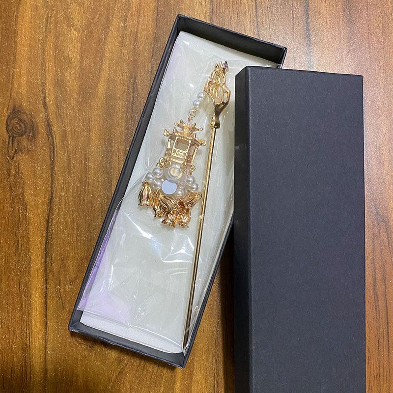 Древняя заколка с кисточкой для волос Шпилька для головного убора Hanfu Step Shaking Tassel Древняя заколка для костюма Шпилька для выступлений Аксессуар для волос Шпилька