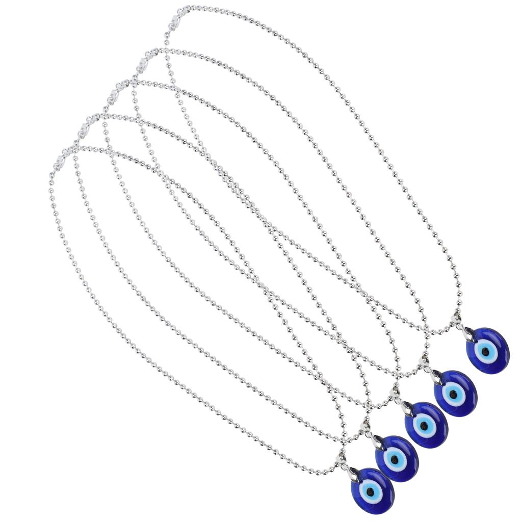 5 шт. турецкое ожерелье с голубым глазом, защита, приносящие удачу ювелирные изделия, аксессуары, подарки, поделки 2,5x2,5 см