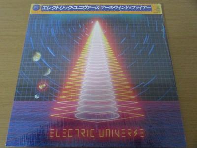 Виниловая пластинка EARTH WIND FIRE Electric Universe 25AP2720 CBS SONY 1983 Япония SoulFunk Б/у