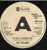 7-дюймовая пластинка DON WILLIAMS Im Just A Country Boy Its Gotta ABC4193 ABC Dot 1977 UK CountryFolk Б/у
