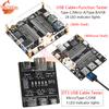 USB Cable Tester Type-C Micro A Type B Data Line Detection Board Short Circuit Switch Cable Checker For iOS Android Test Board