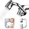 Stainless Steel Water Faucet Aerator 1080° Rotatable Faucet Spray Head Filter Bathroom Accessories