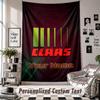 Wall Hanging Tapestry With Custom Name & Text, CLAAS Decorative Tapestry For Bedroom