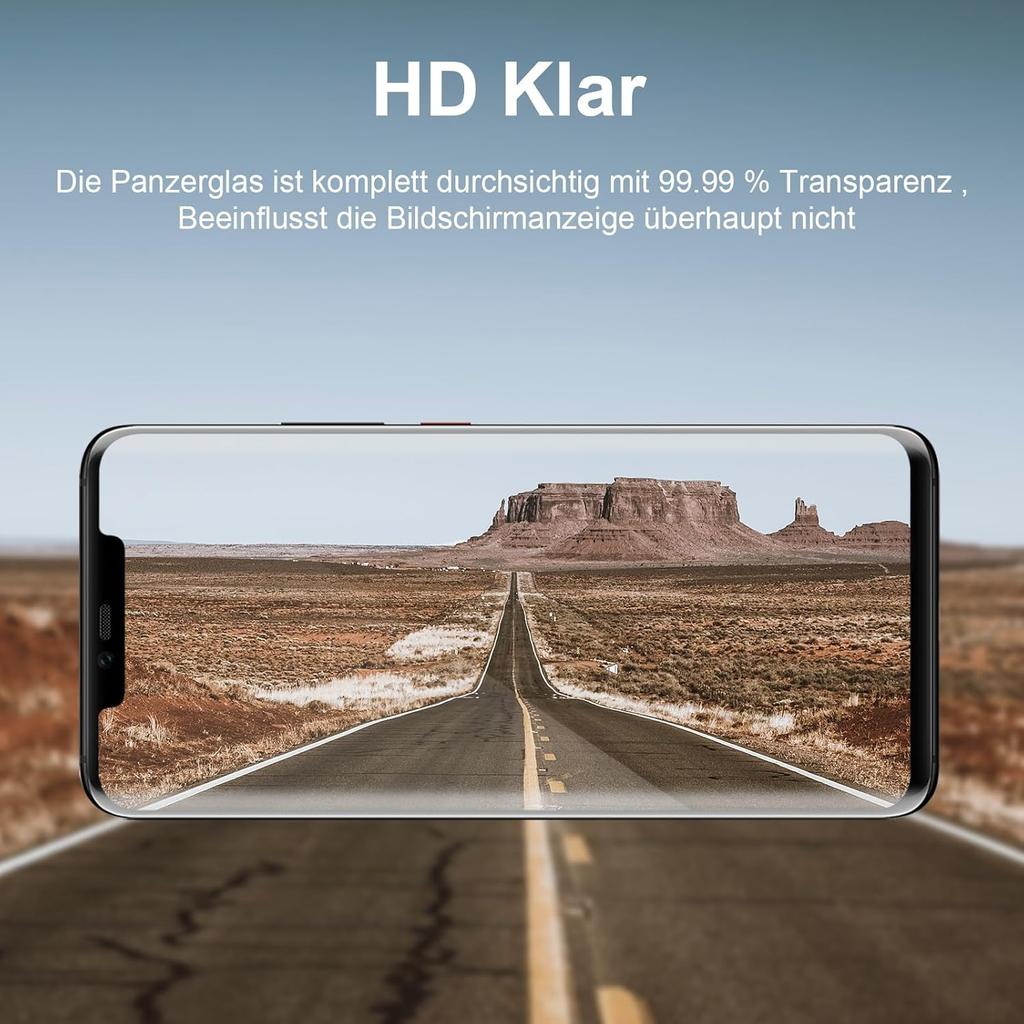 2X Szkło Hartowane Do Huawei Mate 20 Pro Wysoka Ochrona Wytrzymałe Solidne