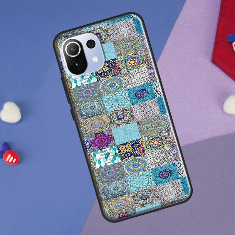Чехол в марокканском стиле для Xiaomi 14 13 Ultra 11T 12T 13T 14T Pro POCO X7 Pro X3 X5 F3 F5 F6 M6 X6 Pro