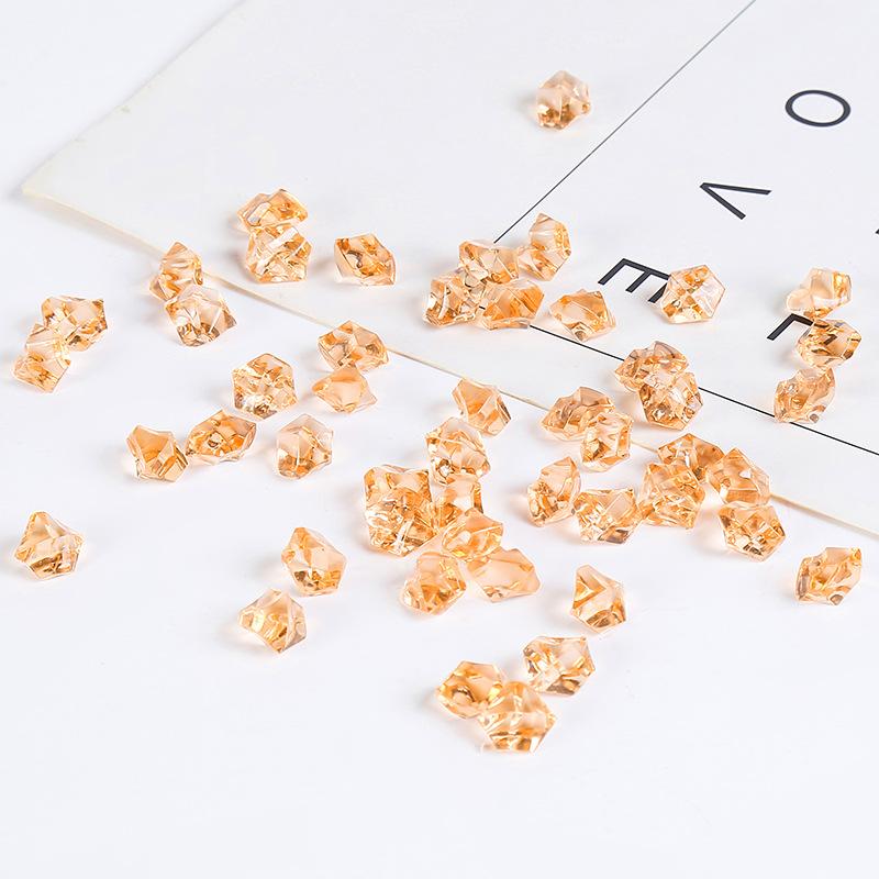 200 шт. красочные аквариумные акриловые камни, кристаллический декор, наполнитель для вазы, галька, аксессуары для аквариума, украшение «сделай сам»