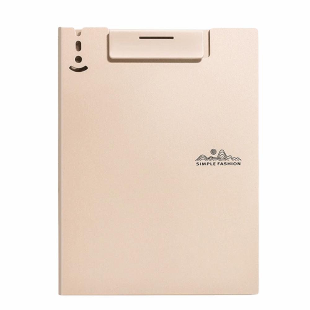 Simple Thickened Dual-use Plate Clamp Waterproof Durable Multifunction Clipboard A4 Size Plastic File Folder Document Storage