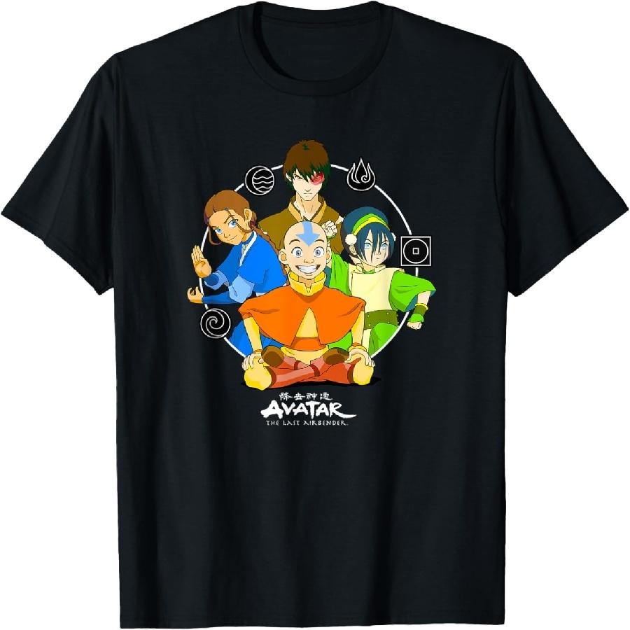 Avatar The Last Airbender Group Nations Master Class T-Shirt