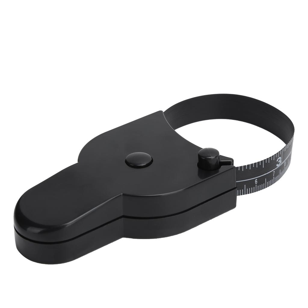 150cm   60in Body Waist Measuring Tape Accurate Head Hips Legs Retractable Measure Tape Black