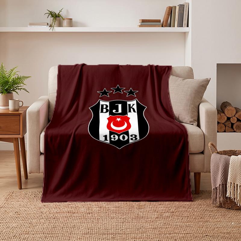 BJK FC Soft Warm Flannel Blankets Comfortable Blanket for Home Decoration Gifting