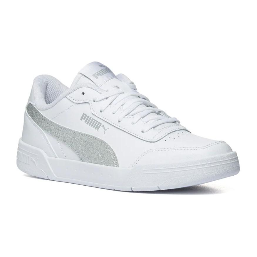 Puma Детские низкие кеды Caracal Glitter Детские кеды Серебристый 373075-02