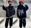 Комплект одежды для мальчиков-подростков, детские толстовки с капюшоном для девочек, топ и брюки, наряд с ярким звездным принтом, спортивный костюм из 2 предметов с капюшоном