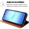 Защитный чехол - BOOLING - для Samsung Galaxy A17 4G/5G - Чехол-книжка из синтетической кожи, коричневый