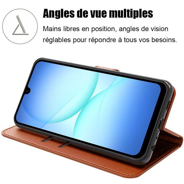 Защитный чехол - BOOLING - для Samsung Galaxy A17 4G/5G - Чехол-книжка из синтетической кожи, коричневый